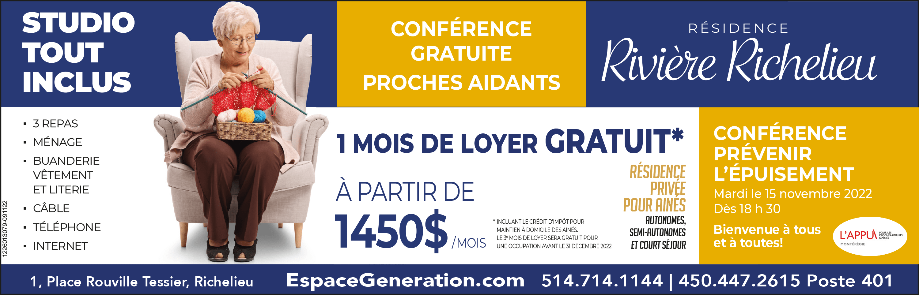 Conférence gratuite - Prévénir l'épuisement Conférence gratuite - Prévénir l'épuisement